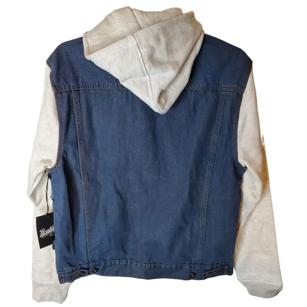 Brooklyn Cloth Denim Hoodie Jacket, NWT, Medium